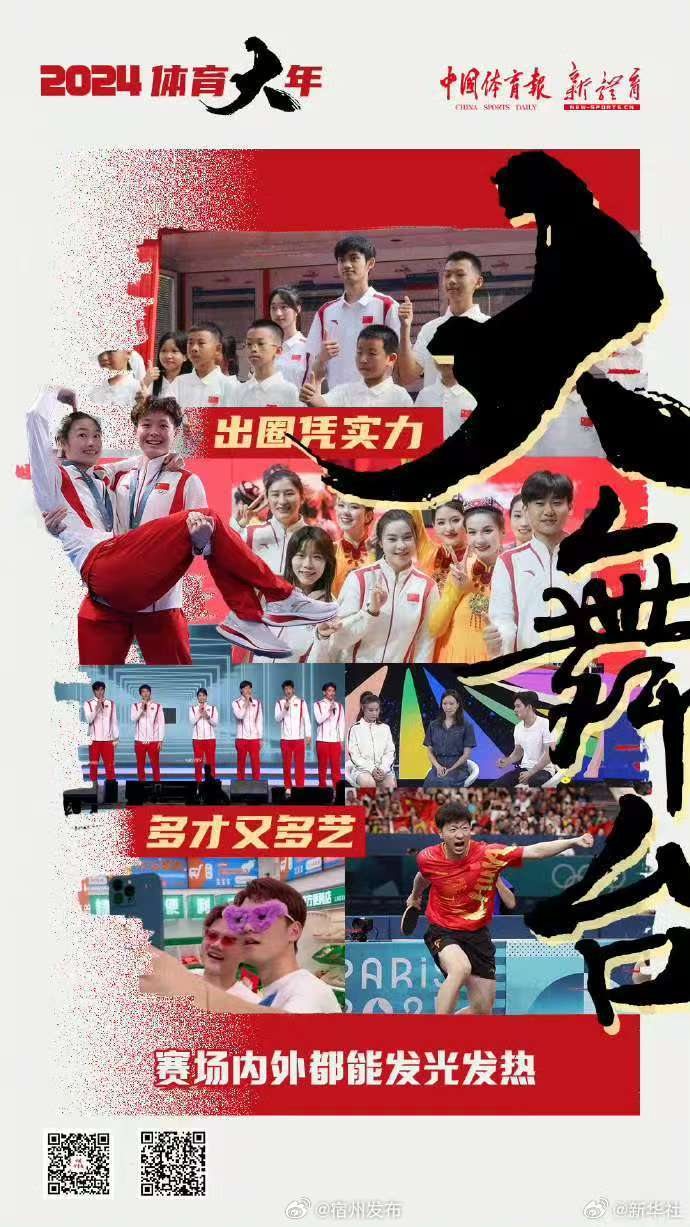 中国体育风采大放异彩，夺金封神